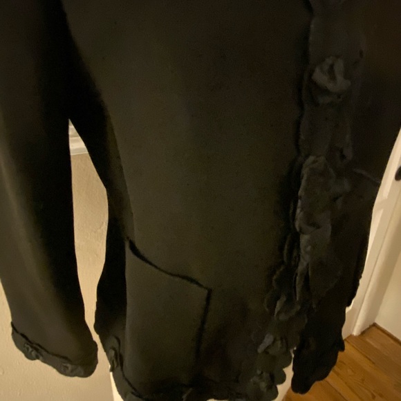 Moschino Black Ribbon Bow 3/4 Sleeve Jacket - Picture 4 of 8